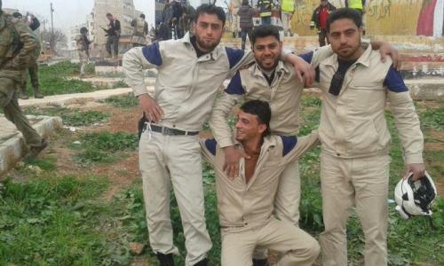 white helmets